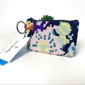 Vera Bradley Card Case Wallet ID Holder Keychain